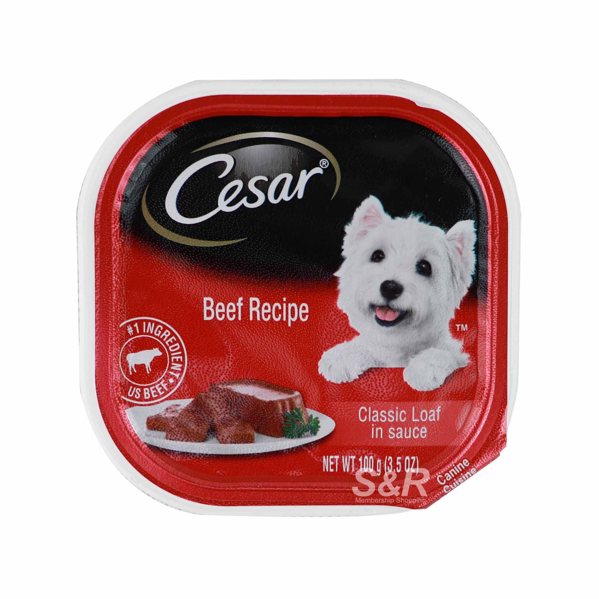 Cesar Classic Loaf in Sauce Wet Dog Food 100g